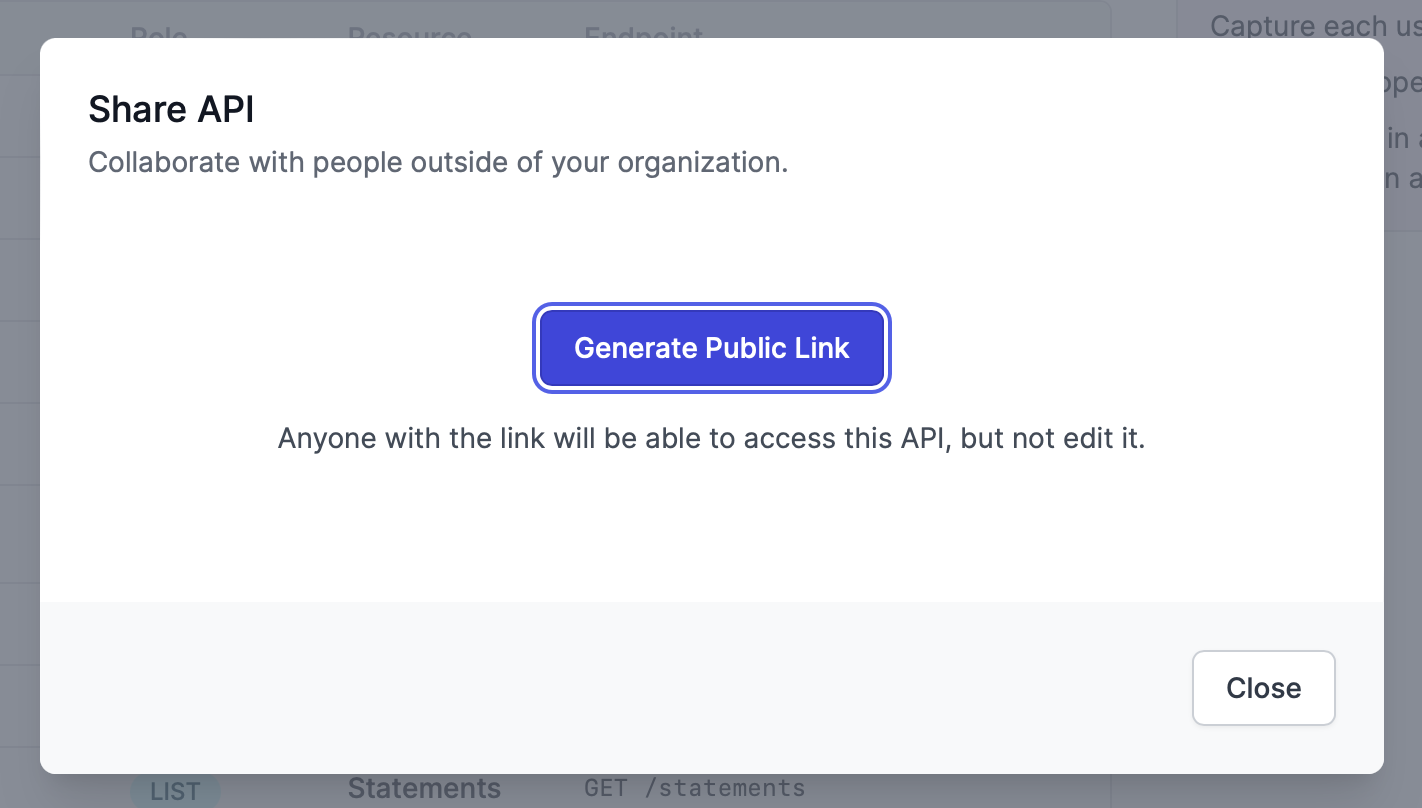 Share API Dialog